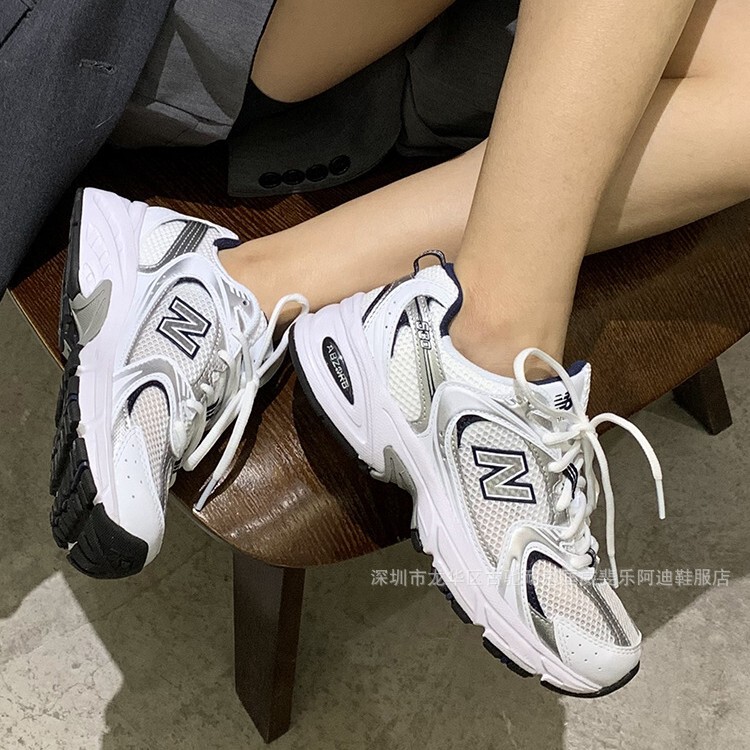 Putian Pure Original Nb530 Series White Men's and Women's Mesh Summer Couple Breathable Shock-Absorbing Sports Casual Dad Shoes