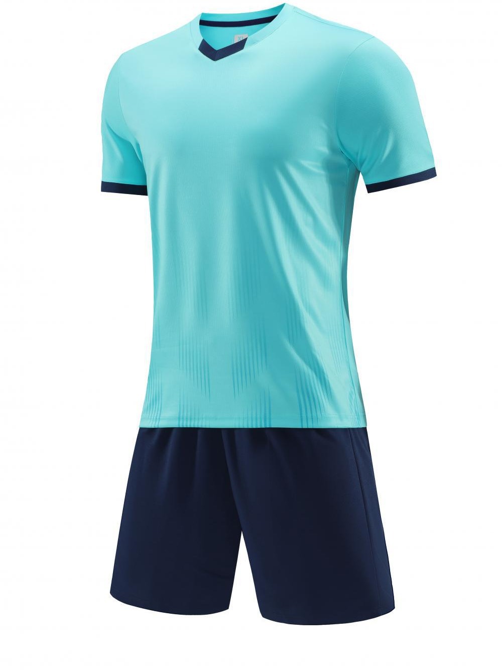 Trajes de fútbol para hombres y mujeres, camisetas deportivas de entrenamiento de fútbol de mangas cortas, camisetas deportivas sólidas 6330