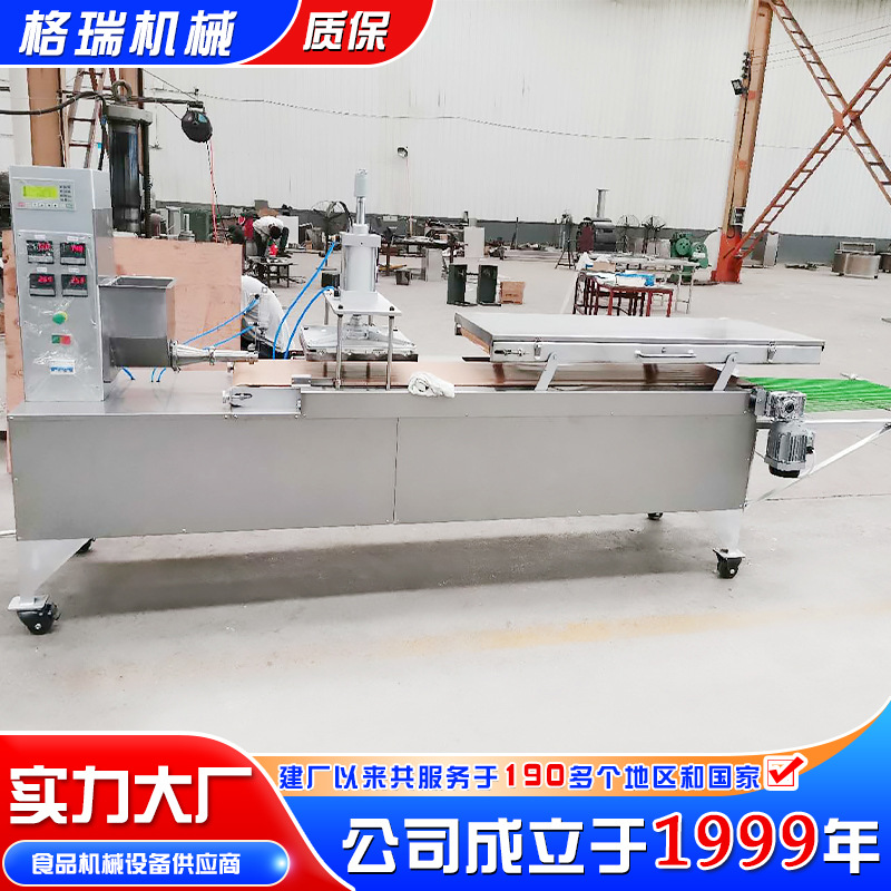 馒头单饼大型液压烙饼机 全自动杂粮饼烙饼机 墨西哥鸡肉卷饼机