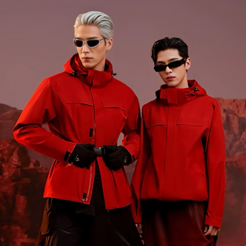 Tuo Lu National Standard Gb32614 Women's 3-in-1 Jacket Men's Cotton Liner Warm Waterproof Mountaineering Jacket Tuo Lu National Standard Gb32614 Women's 3-in-1 Jacket Men's Cotton Liner Warm Waterproof Mountaineering Jacket