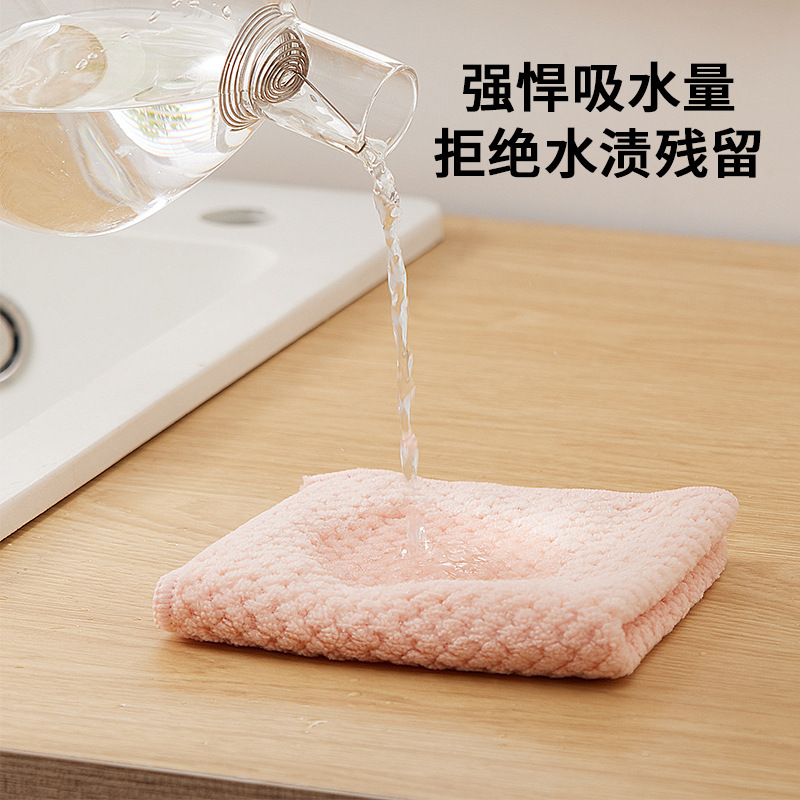 Wholesale Multifunctional Lazy Rags for Household Cleaning Super Absorbent Dishcloths Daily Necessities Pineapple Plaid Hand Towels