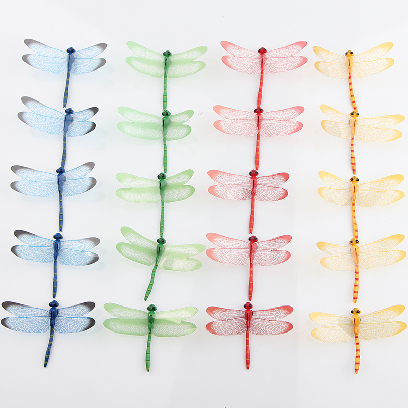 8.5cm Pole Dragonfly Magnet Gardening Decoration Artificial Dragonfly Home Decoration Wall Sticker Background Gardening Decoration 8.5cm Pole Dragonfly Magnet Gardening Decoration Artificial Dragonfly Home Decoration Wall Sticker Background Gardening Decoration