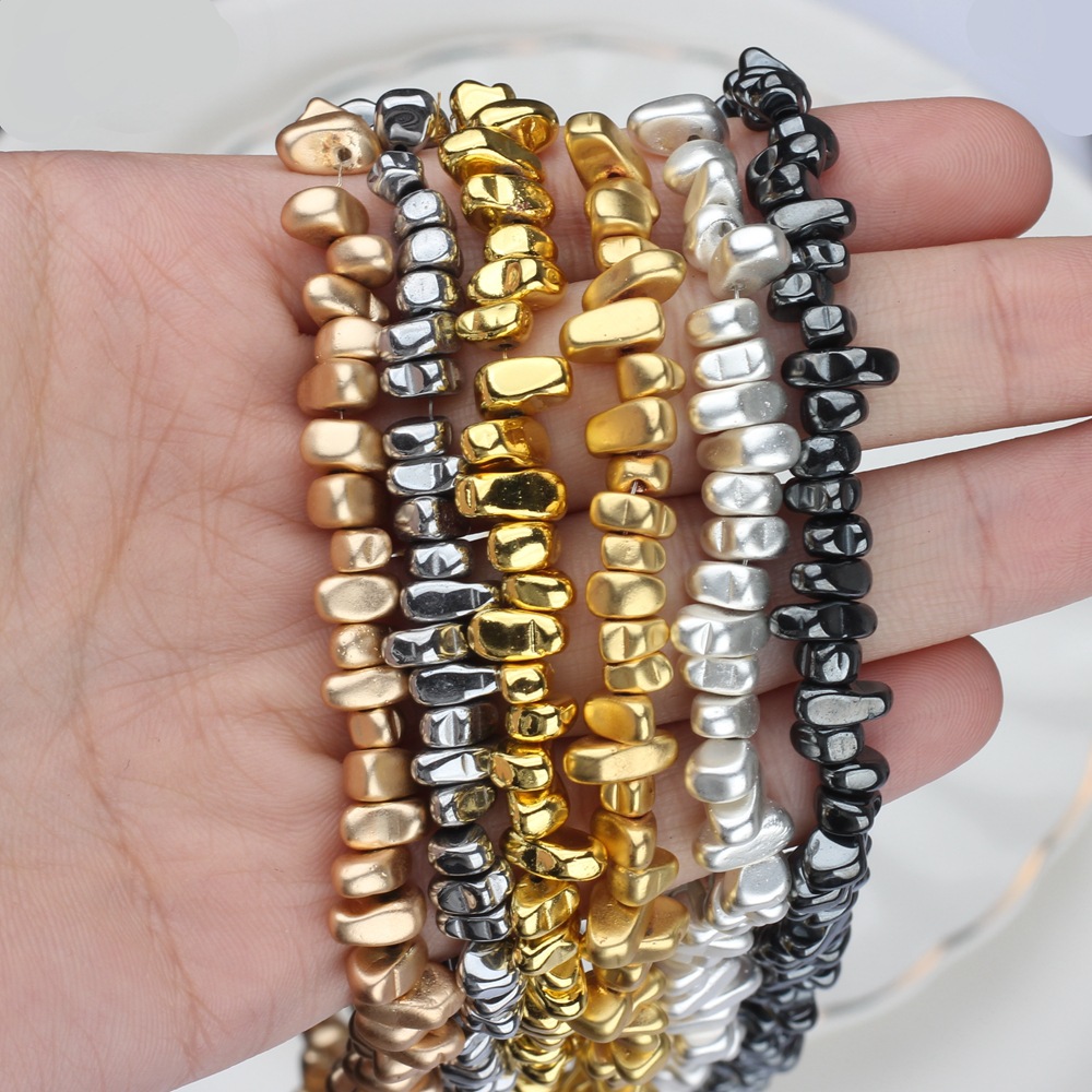 1 Set Natural Stone Irregular Solid Color DIY Jewelry Accessories Beads display picture 1