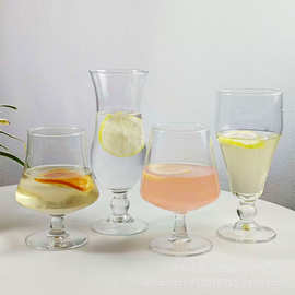 ins风网红果汁杯玻璃杯奶茶杯饮料果茶杯奶昔饮品杯调酒鸡尾酒杯