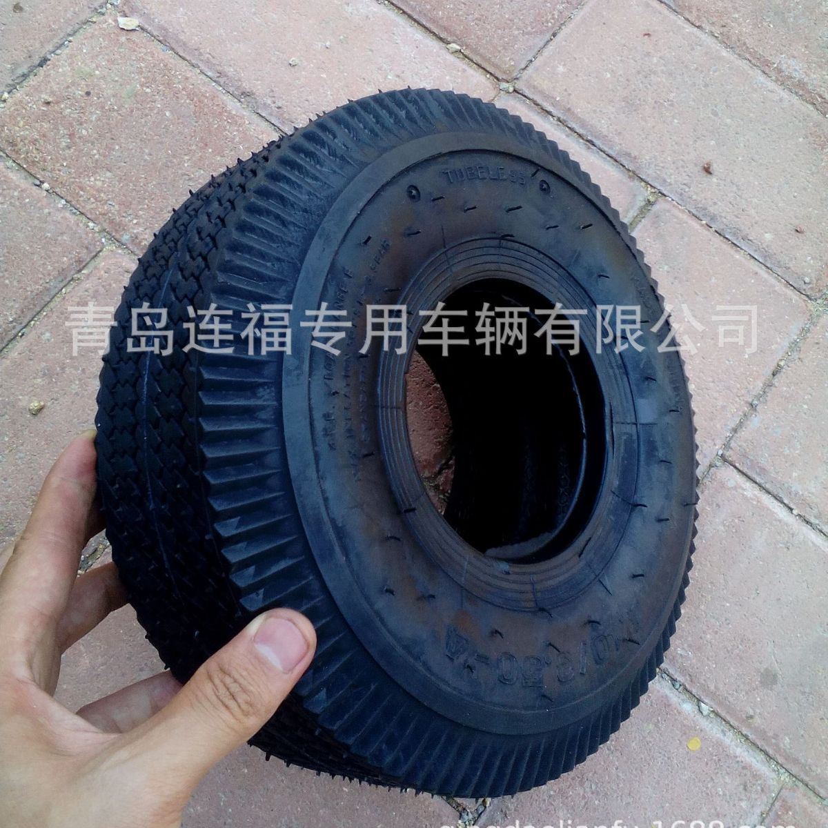 供应出口3.50-4曲折花外胎 货仓车轮胎 工具车外胎 欢迎洽谈