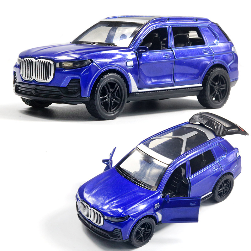 (Modelo de coche de aleación) 1/36, SUV todoterreno, juguete metálico para niños con puertas que se abren, coche pequeño, adorno para máquina de garras