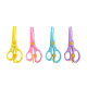 Macaron color plastic handmade scissors rebound labor-saving not hurt hands children handmade DIY student safety paper cutting