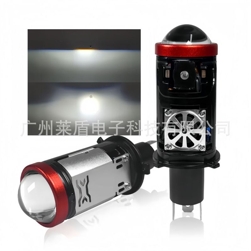 M01T には電磁弁 H4 レンズインライン LED ダブルカップ遠近一体型 h4 ダブルライトレーザー LED 車のヘッドライトが付属しています|undefined
