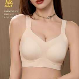 3002#高档无痕乳胶全固定杯文胸提拉防滑套头美背女内衣包邮批发