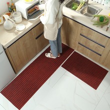 批发七条纹厨房地垫进门入户防滑防油防水地毯家用吸水脚垫可剪裁