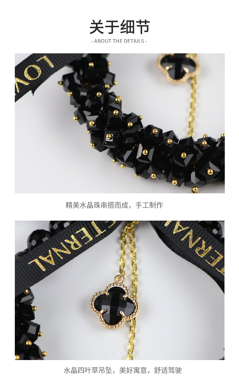 Full diamond handmade crystal car pendant creative luxury high-end rearview mirror car hanging chain decoration car interior goddess