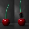 Wine red black brush head
