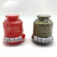 КТВ ночной клуб бар игра цвет чашки костюм с нижним держателем цвет сито кости цвет чашки пластиковые кости Кубок