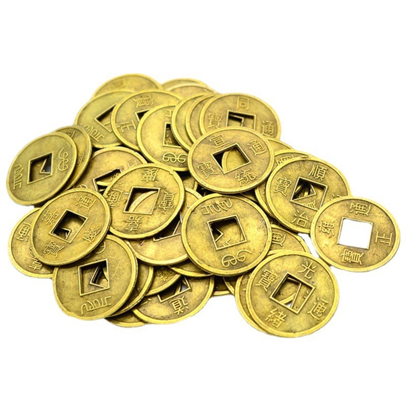 アンティーク 1.4 五帝のお金合金小さな銅貨 diy 金のなる木アクセサリー接着剤携帯電話ケース装飾品バルク|undefined