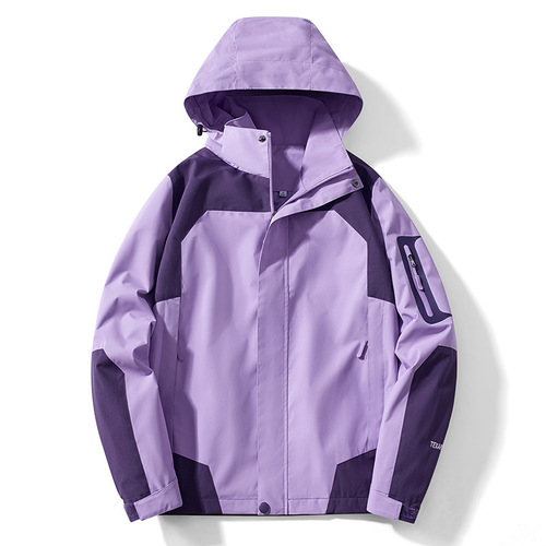 Men and Women's Mountain Series Single Layer Hiking Jacket Couple's Style Autumn and Winter Outdoor Waterproof Jacket
