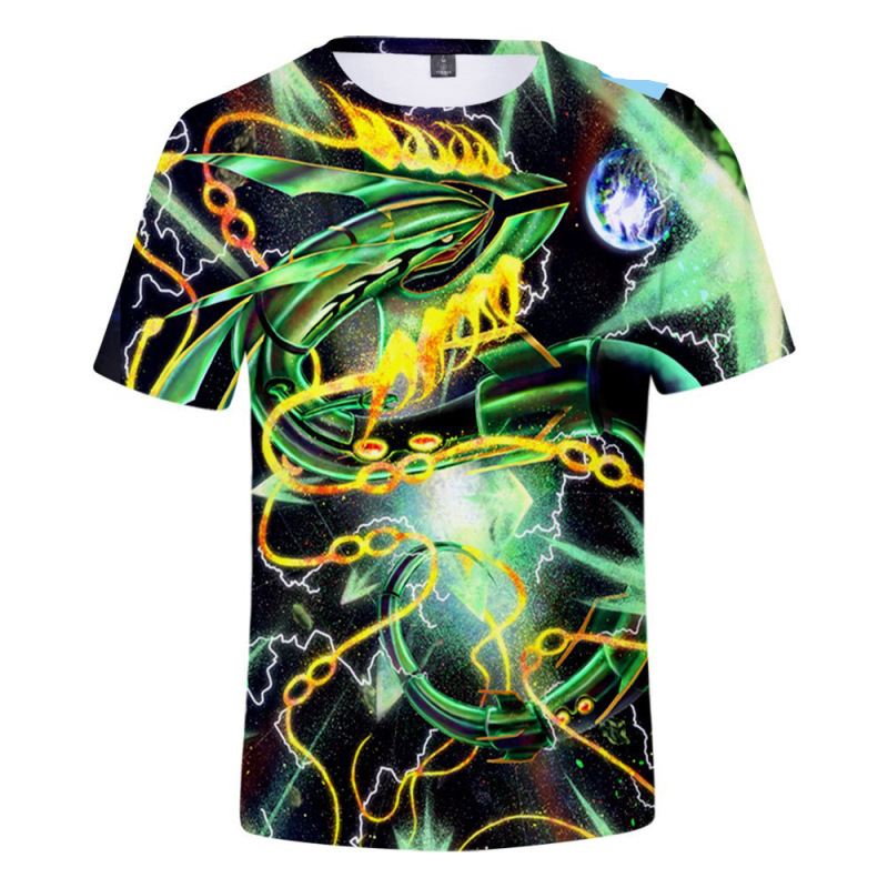 2023 cross-border new elf peripheral breathable 3D short T-shirt youth street versatile round neck short-sleeved shirt wholesale