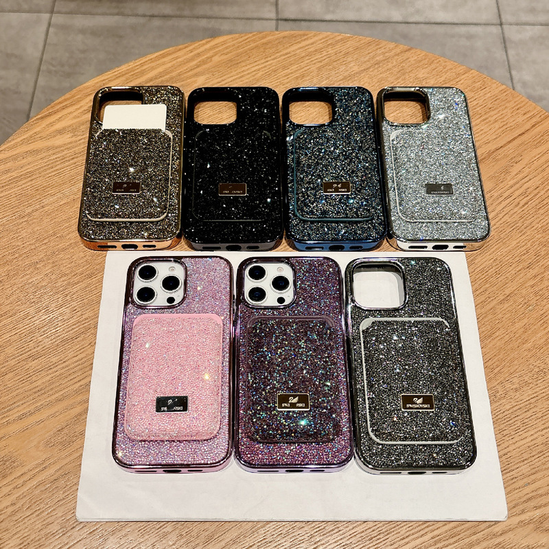 Magnetic Card Holder Compatible with iPhone 18 Pro Max, Electroplated Card Slot, Popular Cross-Border Phone Case, Magnetic Card Holder Wholesale Magnetic Card Holder Compatible with iPhone 18 Pro Max, Electroplated Card Slot, Popular Cross-Border Phone Case, Magnetic Card Holder Wholesale