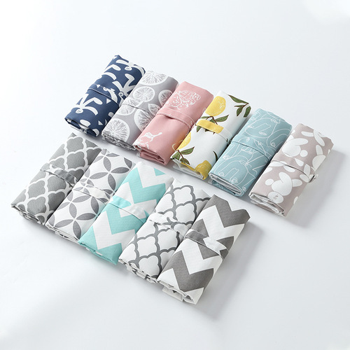 Baby bed pee and toilet pad waterproof and washable baby diaper children's full polyester moisture barrier pad for children to go out and carry
