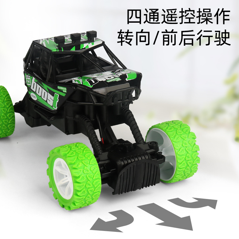 Control remoto de cuatro vías para niños modelo de simulación de coche de escalada vehículo todoterreno con luz eléctrica control remoto coche niño juguete al por mayor