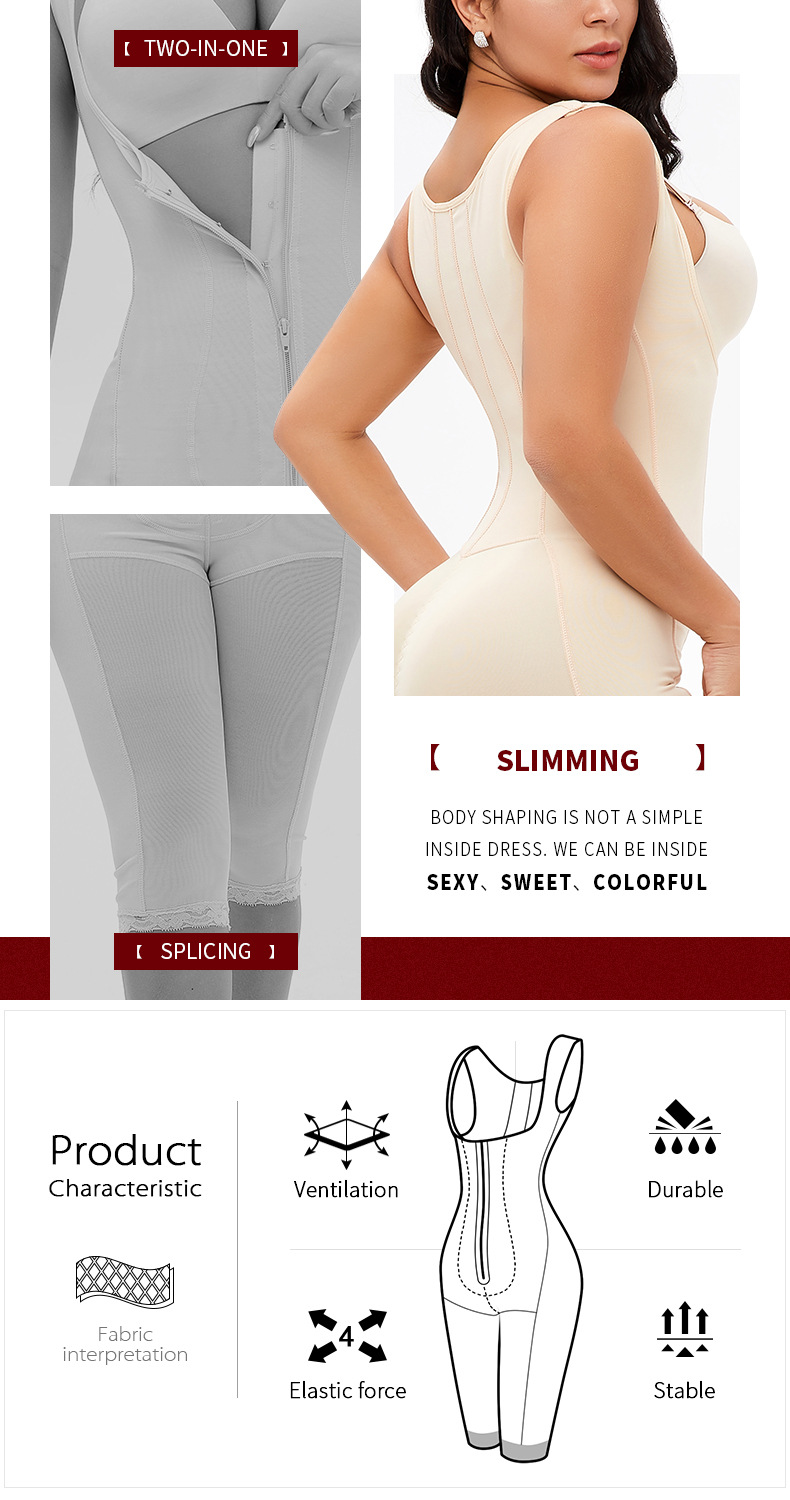 ShapeMi High Waist Zipper Extreme Tummy Control Shapewear for Dresses 20 undefined