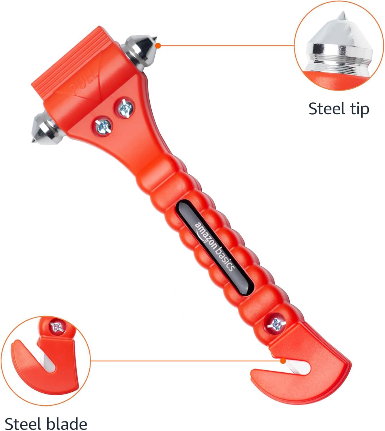 Cross-Border Car Two-In-One Life-Saving Hammer, Solid Hammer for Buses, Escape Hammer, Window Breaker, Bus Safety Hammer