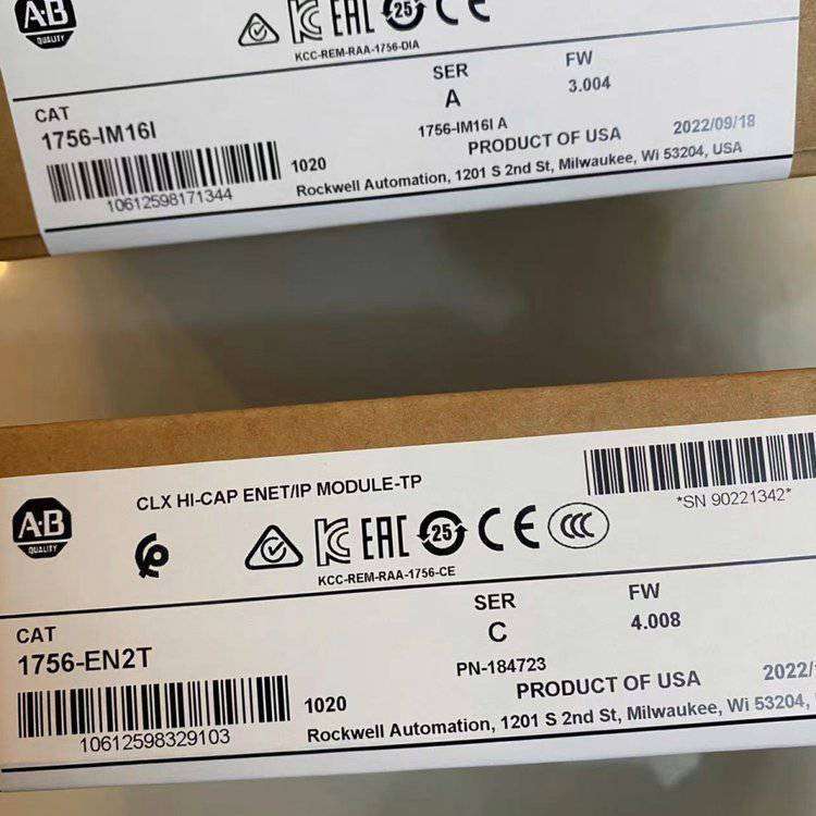 优势现货1756-EN2T 罗克韦尔 AB ControlLogix 以太网模块 1756EN