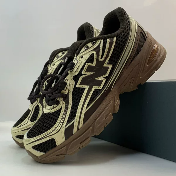 NB 740 Dad Shoes British Retro Lightweight Breathable Running Shoes for Men and Women, Casual Running Shoes for Daily Commuting
