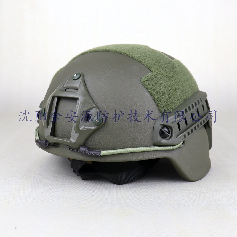米奇战术头盔MICH盔导轨墨鱼干PE材质NIJ3A级9毫米点44国标二级