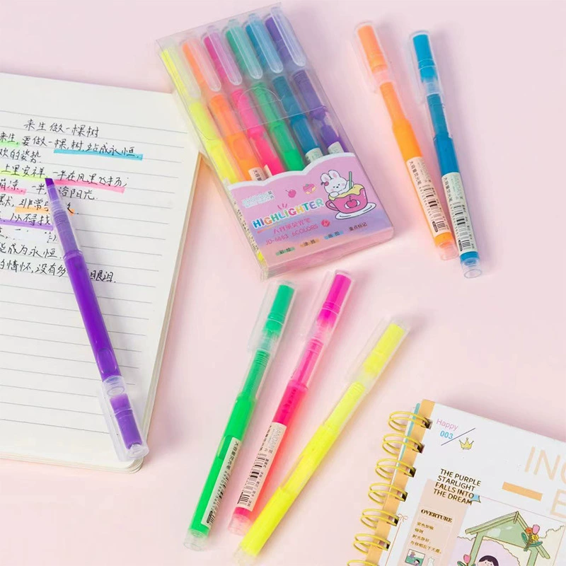 Capacious fluorescence high quality multicoloured coloured pencils for students