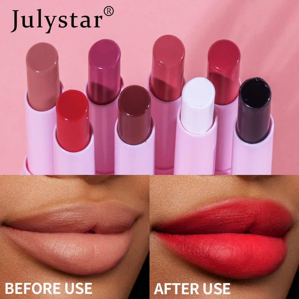 Halloween Matte Velvet Lipstick Beauty Makeup Fade, Does Not Stick to Cups, Naturally and Long-lasting_voghion.com