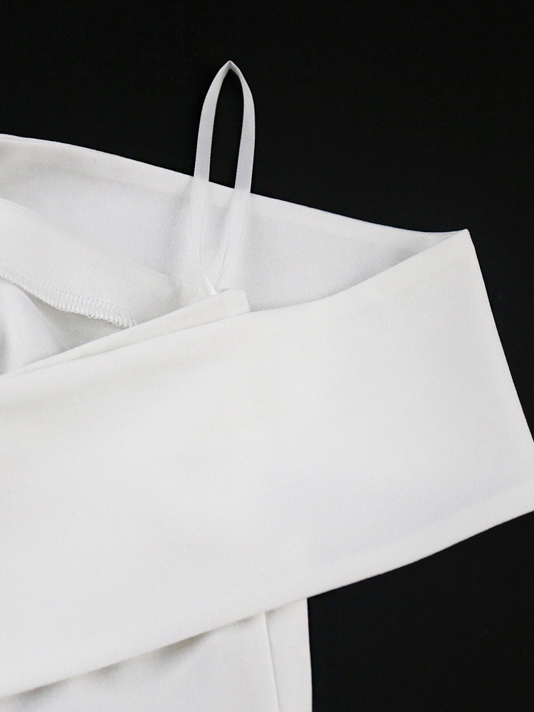 Ženska oblačila seksi cevasto krilo z odprtim hrbtom in resicami, elegantno krilo velike velikosti, obleka_voghion.com