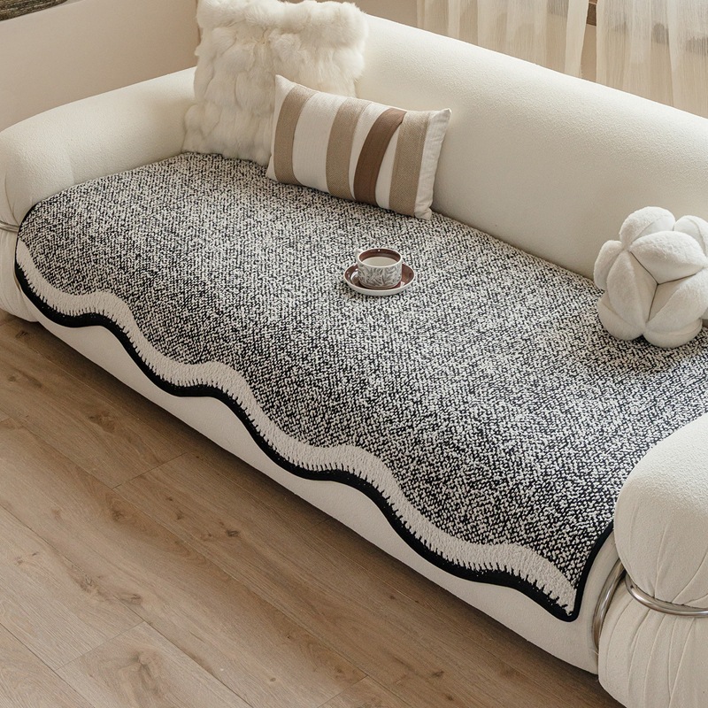 Skridsikkert luksus sofabetræk i fløjl til stuen_voghion.com