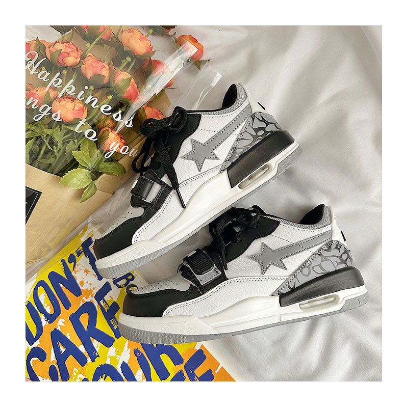 2023 neue koreanische Ins Wind Burst Crack Hit Farbe Casual Air Cushion Jogging Nische Paare atmungsaktive Sportschuhe für Männer und Frauen_voghion.com