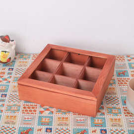 定制木制茶叶盒-月饼包装盒-多格食品盒-饰品收纳盒-