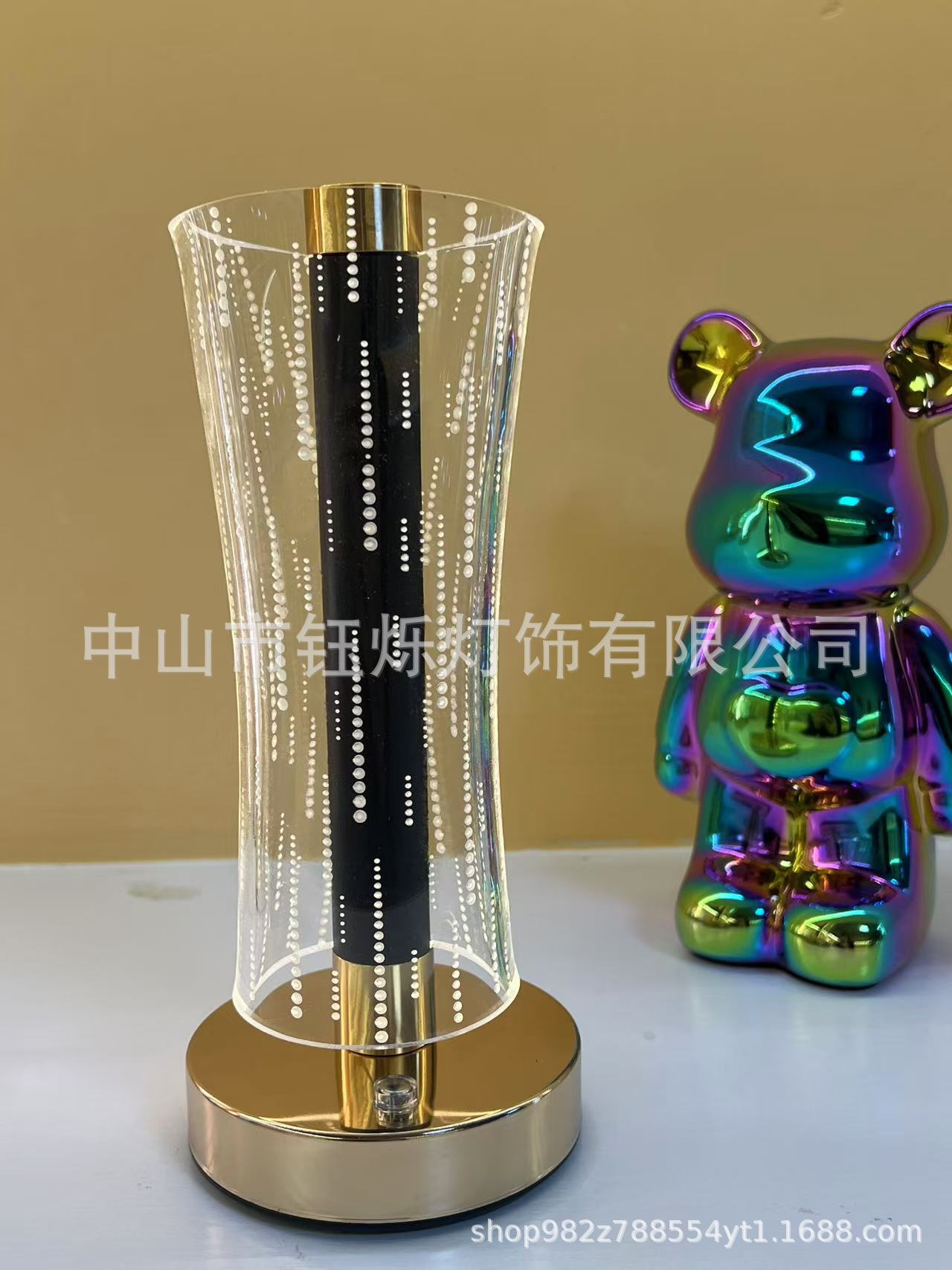 Suministro directo de fábrica estilo minimalista moderno red ins cama dormitorio cabecera acrílico tres colores atenuación luz nocturna creativa