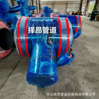 厂家定制钢套钢保温地埋式钢套钢保温三通来图定制