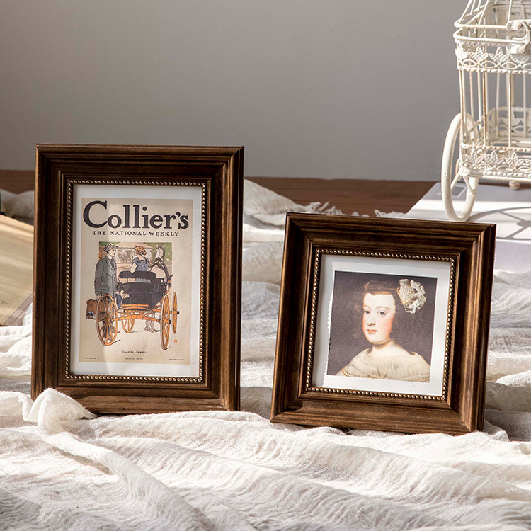 American Retro photo frame decoration, picture making frame 6, 7, 8-inch printing, children's photo washing, a4 picture frame wholesale American Retro photo frame decoration, picture making frame 6, 7, 8-inch printing, children's photo washing, a4 picture frame wholesale