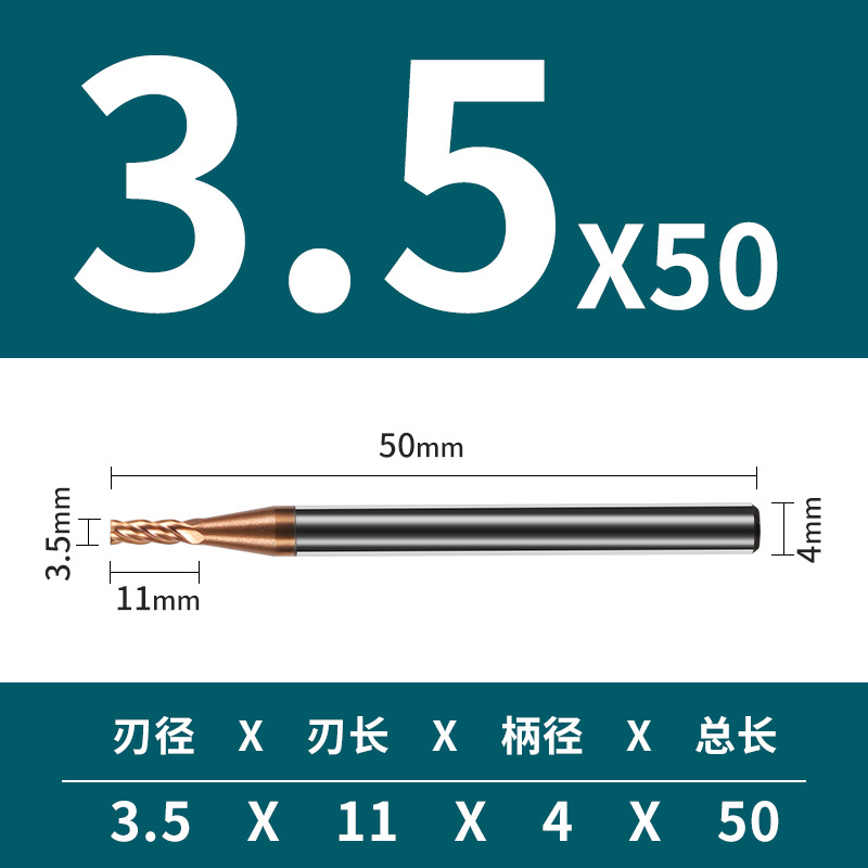 Cortador de fresado de aleación de acero de tungsteno duro de 4 cuchillas de 55 grados CNC recubrimiento de herramientas CNC parte inferior plana cortador de fresado de cuatro cuchillas suministro directo de fábrica