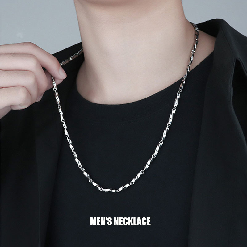 전신 티타늄 스틸 모비우스 목걸이 50cm