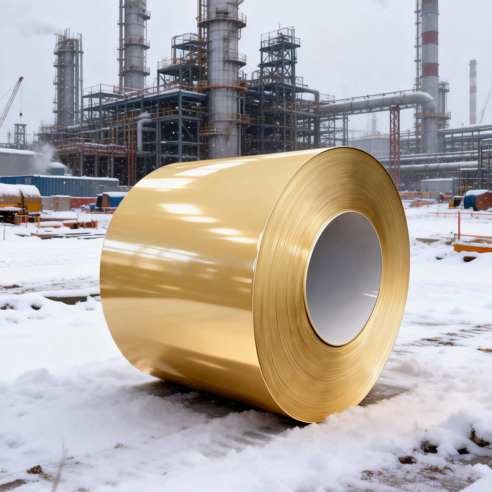 供应TDC51D+Z PE聚酯HDP高耐候SMP硅改PVDF氟碳彩涂宝钢米黄色