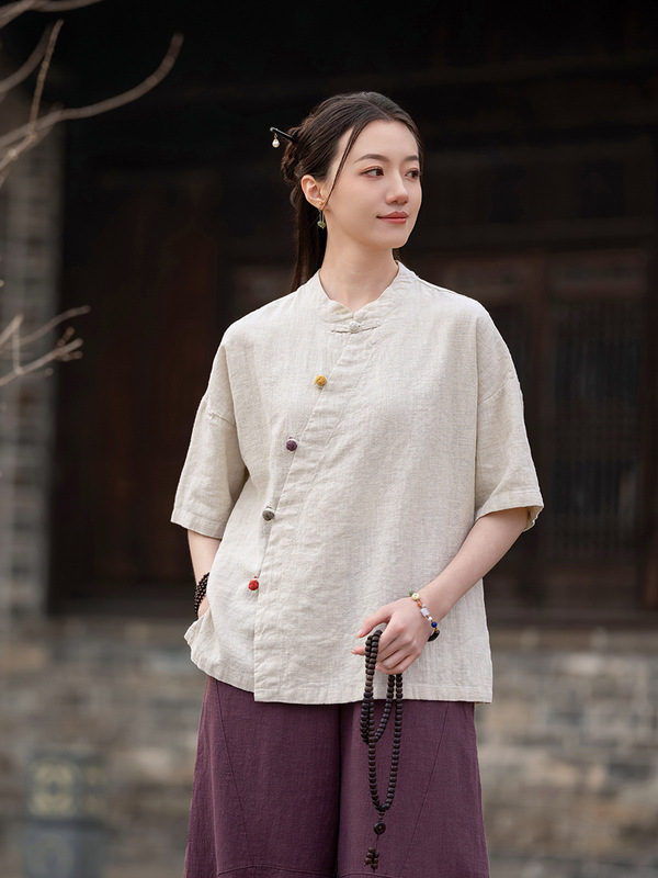 asian style dress shirt Amazon.com: Chinese Style Hemp Shirt Cotton Linen Suit Retro Stand-Up Collar Clothes Tops Men Clothing s1 White XS : Clothing, Shoes & Jewelry