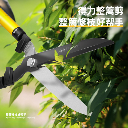 Powerful tool gardening hedge scissors household garden pruning shears retractable hedge pruning DL2805 6