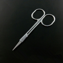 Pointed beauty scissors, eyebrow trimming scissors, nose hair scissors, manicure and makeup tools, eyelash scissors
