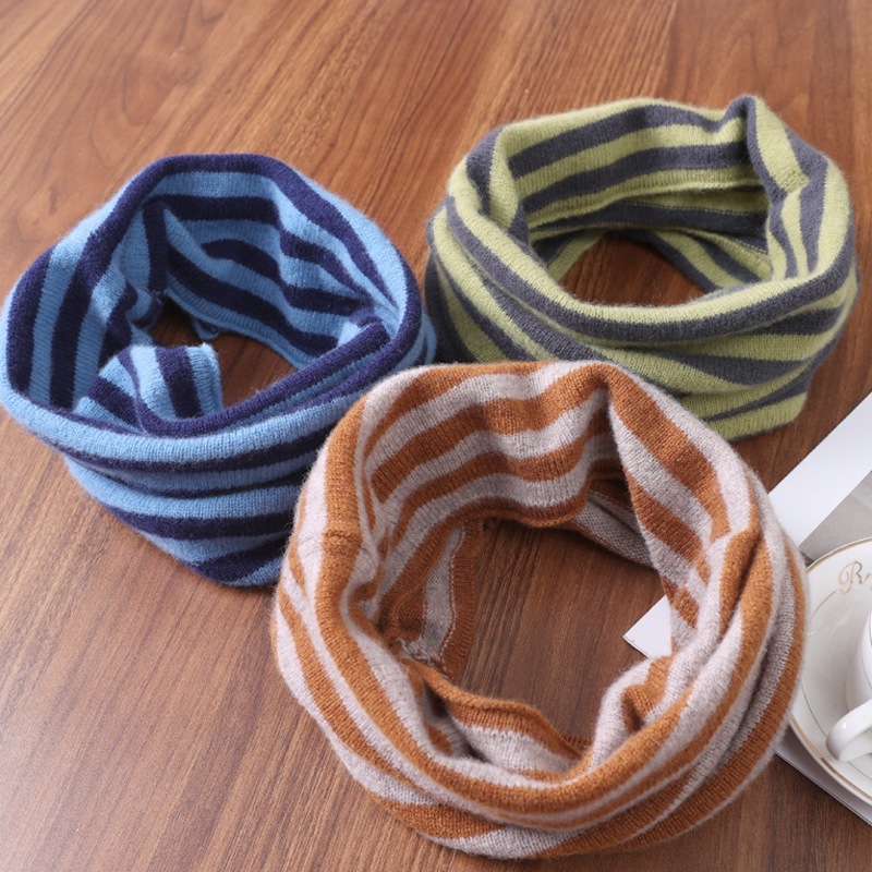 Winter Wool Neck Warmer Versatile Scarf for Men and Women Pullover Neck Cover Knitted Wool Neck Protector Neck Warmer Anti-Cold
