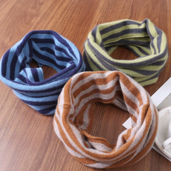 Winter Wool Neck Warmer Versatile Scarf for Men and Women Pullover Neck Cover Knitted Wool Neck Protector Neck Warmer Anti-Cold