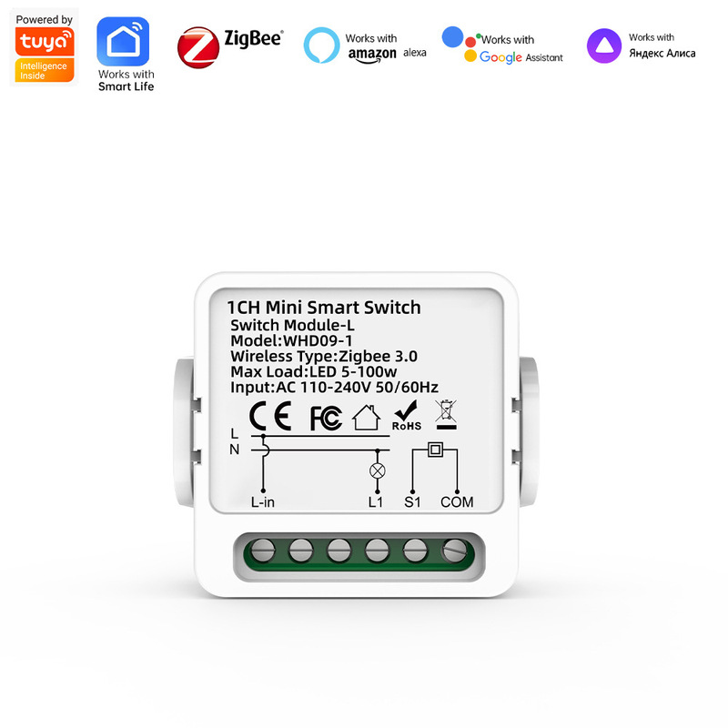 落書きWiFi/zigbeeオン・ブレーカーマルチドライ接点カーテン調光計量スマートスイッチクロスボーダーカスタマイズ|undefined