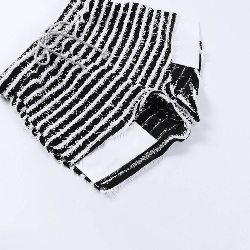 YY22342 Knitted striped sexy slim-fit pants for women, European and American spring fashion high-waisted and hip-lifting casual pants for hot girls pic 80