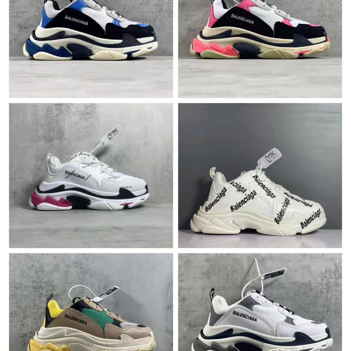 OK version Paris first-generation dad shoes co-branded sneakers cross-border ins retro versatile trendy casual sports shoes for men and women