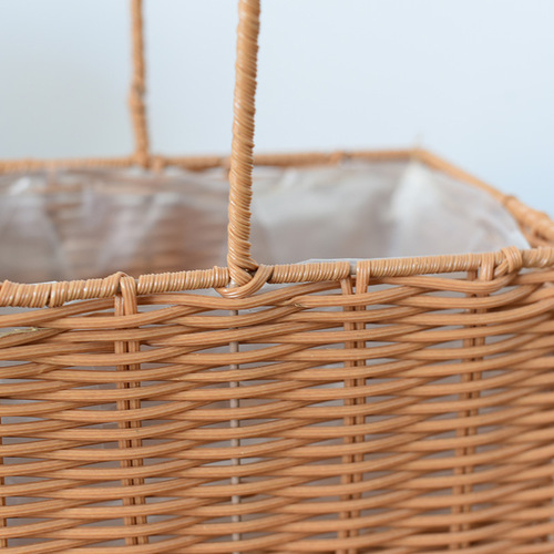 Woven baskets as souvenirs, bamboo baskets, portable flower baskets, rattan woven dried flowers, flower girl baskets, handmade straw baskets