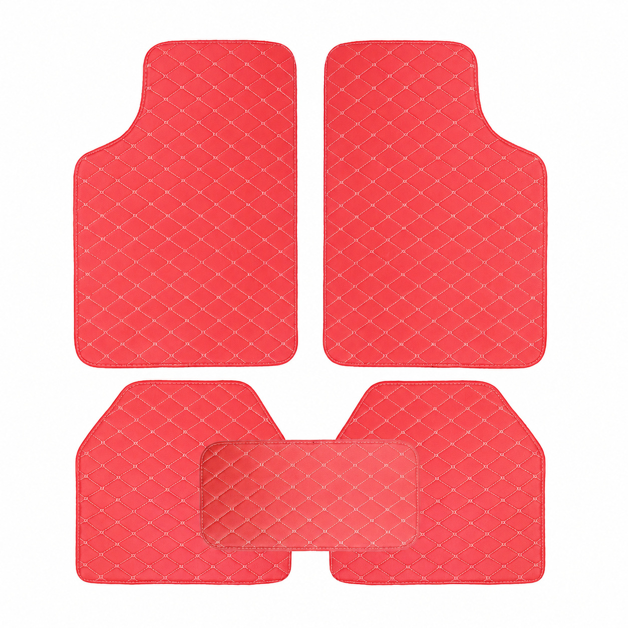 Wholesale and dropshipping of foreign trade car carpets, Amazon cross-border quilted foot mats, right-hand drive PVC universal car floor mats